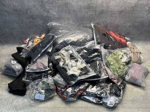 Group of assorted clothing & accessories