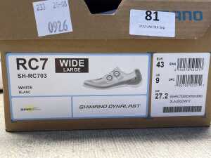 Shimano SH-RC703 road shoes size EU 43 - 5