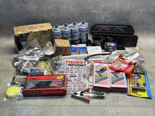 Group of garage products