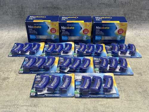 Group of Nicabate gum & lozenges