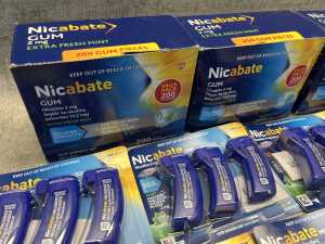 Group of Nicabate gum & lozenges - 2