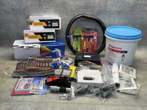 Group of garage products