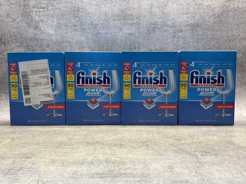 Four boxes Finish Powerball tablets