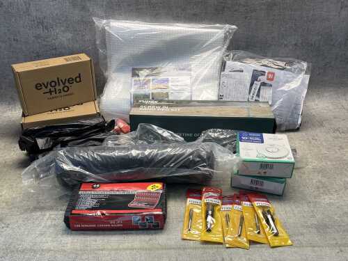 Group of garage products