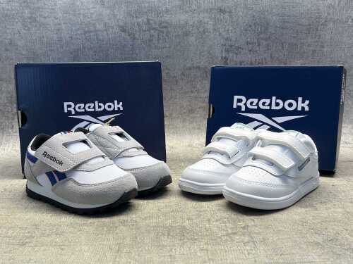 Two pairs of Reebok infant shoes size EU 23.5