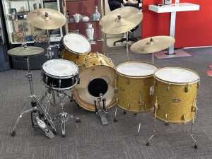 Jon Coghill of Powderfinger - personal inscribed drum kit played at concerts between 1999 and 2008 - 4