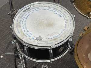 Jon Coghill of Powderfinger - personal inscribed drum kit played at concerts between 1999 and 2008 - 5