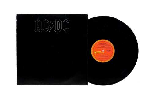 AC/DC 'Back in Black' vinyl record