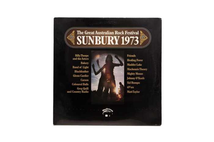 'The Great Australian Rock Festival: Sunbury 1973' vinyl record, sealed