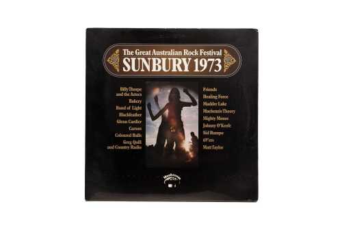 'The Great Australian Rock Festival: Sunbury 1973' vinyl record, sealed