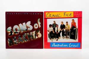 Five Australian Crawl vinyl records - 4