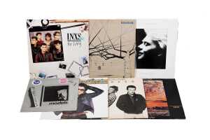 Seven Australian and New Zealand New Wave and Pop vinyl records