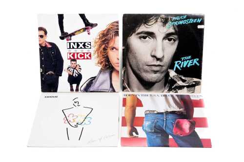 Four Rock vinyl records