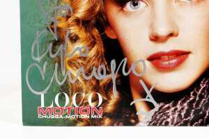 Kylie Minogue 'Locomotion' 12" vinyl single, signed - 2