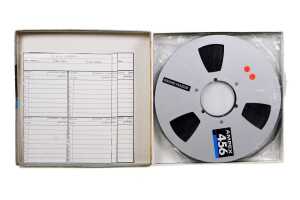 Three studio mastering tapes, two inscribed Tim Carton (live sound technician to Even) - 2