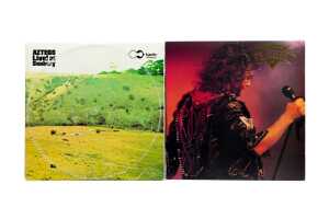 Five Australian Rock vinyl records, including three signed by Daryl Braithwaite - 5