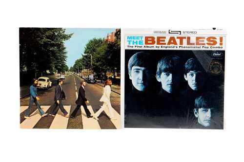 Two Beatles U.S. pressed vinyl records