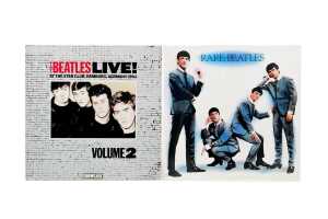 Six Beatles vinyl records - 4