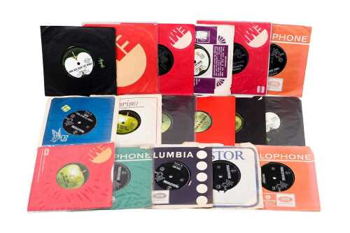 Seventeen Beatles and John Lennon 7" vinyl singles