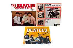 Seven Beatles compilation vinyl records - 2