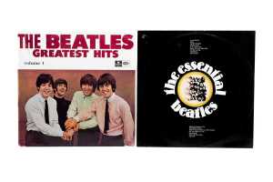 Five Beatles vinyl compilation records - 4