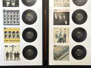 Triptych of fifteen framed Beatles E.P.s from 'The Beatles E.P. Collection' - 4