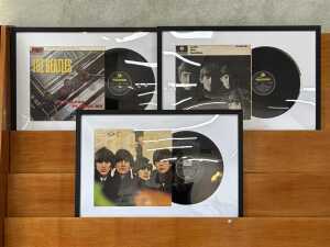 Set of twelve framed Beatles album covers - 2