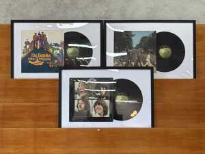 Set of twelve framed Beatles album covers - 5