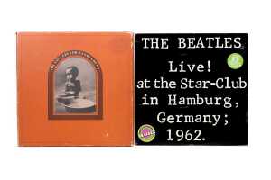 Six Beatles and related vinyl records, including live recordings - 2