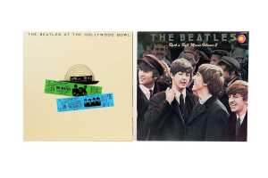 Six Beatles and related vinyl records, including live recordings - 4