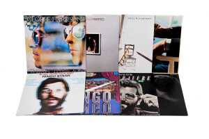 Eight Beatles and related vinyl records