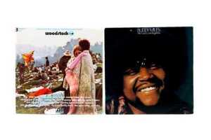 'Woodstock' and Buddy Miles vinyl records