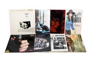 Eight Rock and Pop vinyl records
