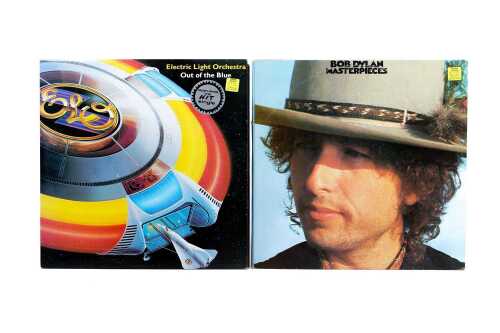 Bob Dylan and Electric Light Orchestra vinyl records