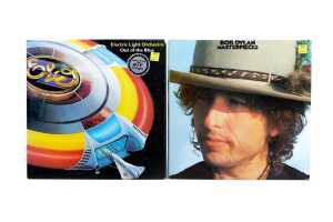 Bob Dylan and Electric Light Orchestra vinyl records