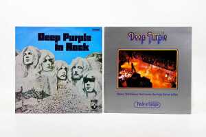 Five Deep Purple vinyl records - 3
