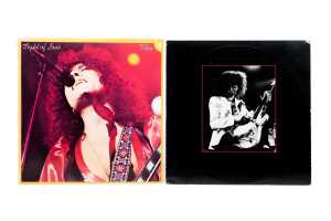 Five Hard Rock and Glam vinyl records - 3