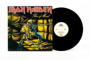 Three Iron Maiden Heavy Metal vinyl records - 2