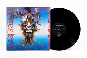 Three Iron Maiden Heavy Metal vinyl records - 4
