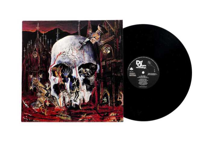 Slayer 'South of Heaven' thrash metal vinyl record