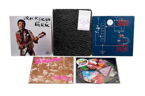 Five Punk and New Wave 10" and picture disc vinyl records