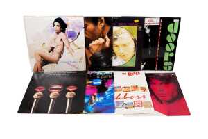 Eight Rock and Pop vinyl records