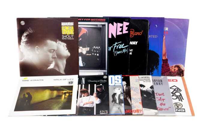 Thirteen '80s Pop 12" vinyl singles