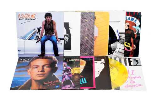Twelve '80s Pop 12" vinyl singles