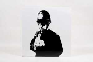 Two Banksy-related collectable vinyl records, including Hardcore Punk and Electronic 12" single - 4