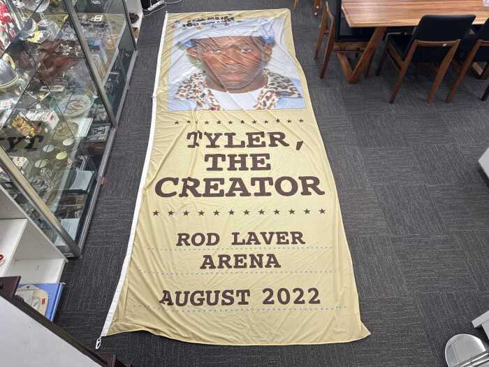 Tyler The Creator 'Call Me if You Get Lost' Australian tour flag