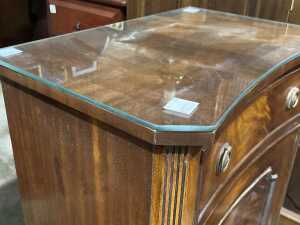 Mahogany bedside cabinet - 4