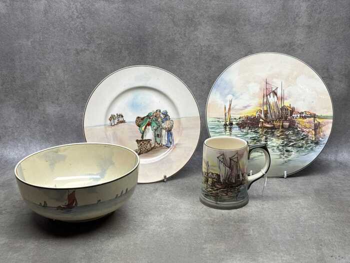 Royal Doulton porcelain maritime-themed series ware
