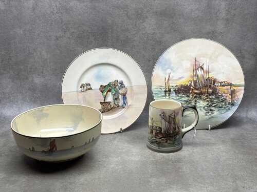 Royal Doulton porcelain maritime-themed series ware