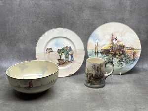 Royal Doulton porcelain maritime-themed series ware